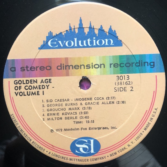 The Golden Age Of Comedy Vol.1 Double Vinyl Lp Set '72 - Picture 6 of 12